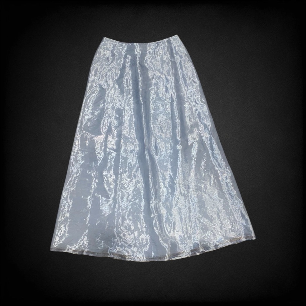 Vintage Powder Blue Maxi Skirt Randi May Collection